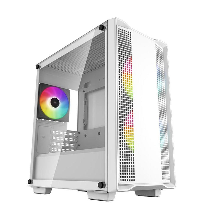 DEEPCOOL CC360 ARGB MATX Mid Tower Cabinet ( White ) - Byte Baazar