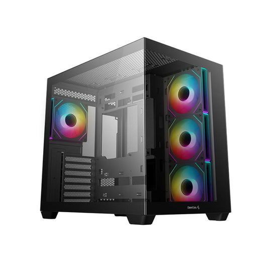 DEEPCOOL CG530 4F ARGB ATX Mid Tower Cabinet (Black) - Byte Baazar