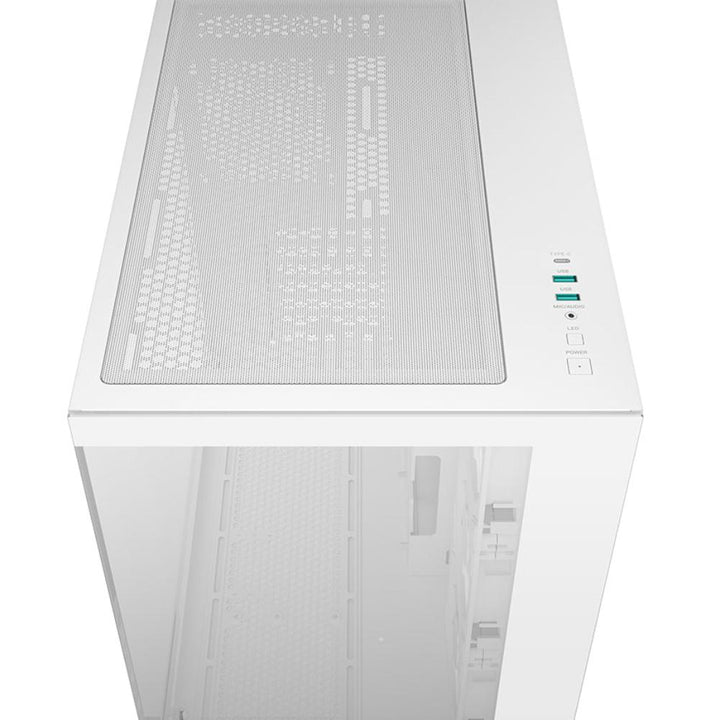 DEEPCOOL CG530 4F ARGB ATX Mid Tower Cabinet (White) - Byte Baazar