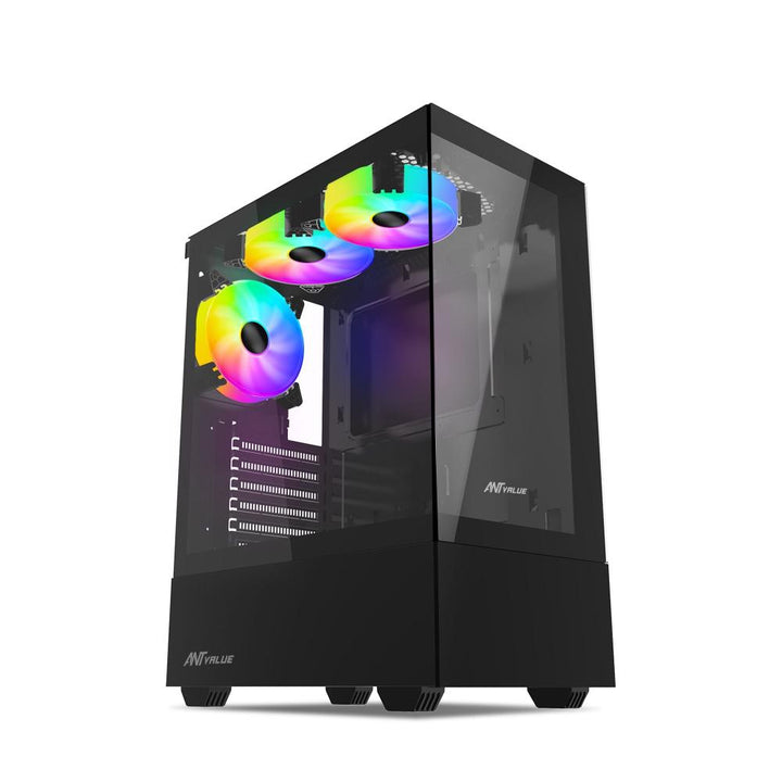 ANT VALUE CV100 ATX Mid Tower Cabinet ( Black ) - Byte Baazar