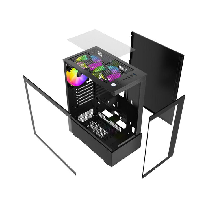 ANT VALUE CV100 ATX Mid Tower Cabinet ( Black ) - Byte Baazar