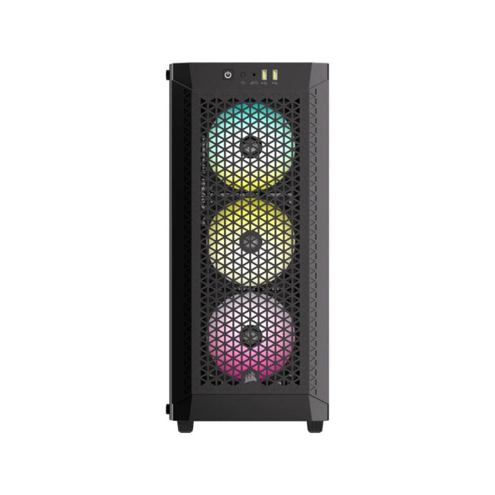 CORSAIR 480T RGB Airflow Tempered Glass ATX Mid Tower Cabinet (Black) - Byte Baazar