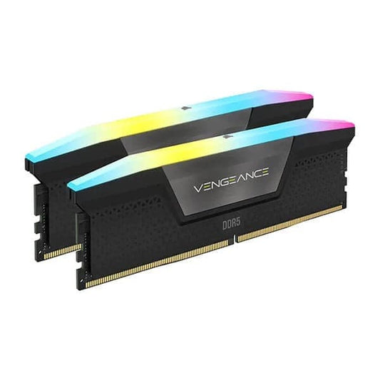 CORSAIR Vengeance RGB 32GB ( 16GB x 2 ) DDR5 6000MHz RAM ( Grey ) - Byte Baazar