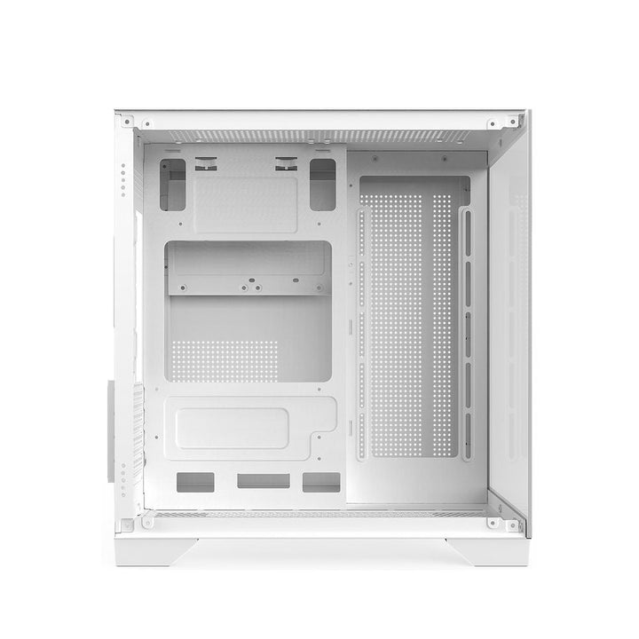 ANT ESPORTS Crystal Z2 MATX Mid Tower Cabinet (White) - Byte Baazar