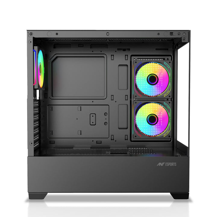 ANT ESPORTS Crystal Z3 ARGB ATX Mid Tower Cabinet ( Black ) - Byte Baazar