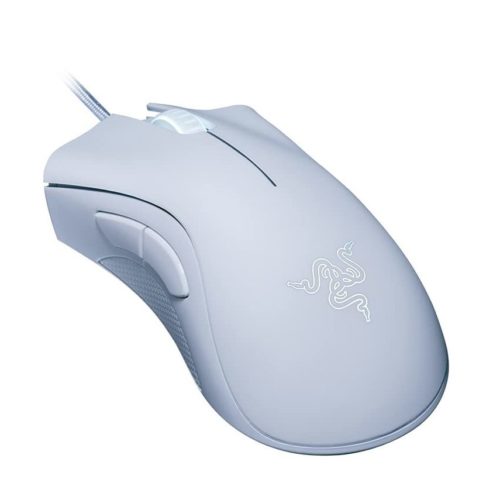 RAZER DeathAdder Essential Wired Ergonomic Gaming Mouse ( RZ01-03850200-R3M1 ) ( 6400DPI / 5 Macro Button ) ( White ) - Byte Baazar