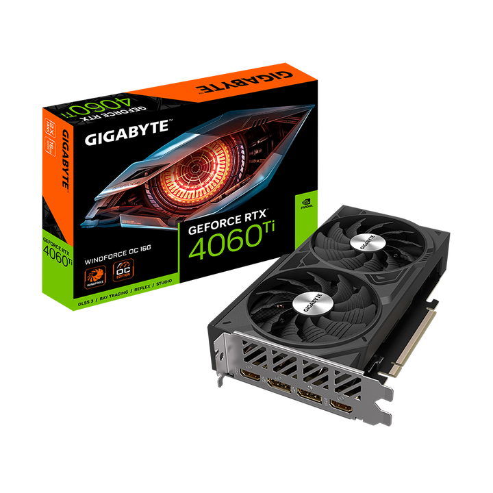 GIGABYTE GeForce RTX 4060 Ti WindForce OC 16GB Nvidia Graphic Card - Byte Baazar