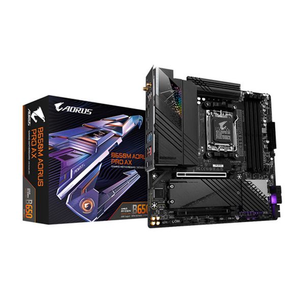 GIGABYTE B650M Aorus Pro AX Wifi DDR5 AMD Motherboard - Byte Baazar