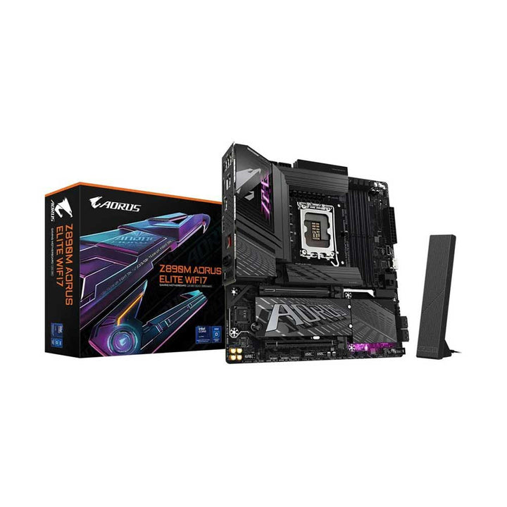 GIGABYTE Z890M AORUS Elite Wifi 7 DDR5 Intel Motherboard - Byte Baazar