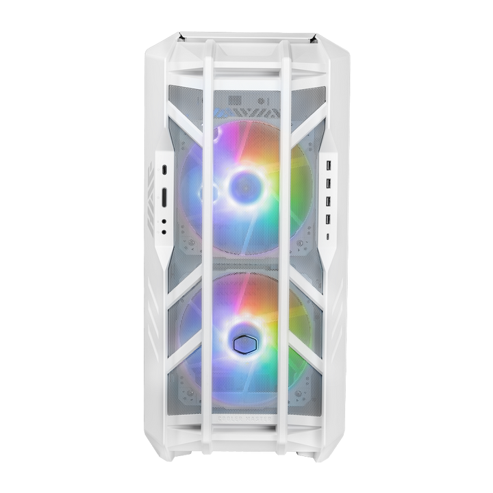 COOLER MASTER HAF 700 ARGB EATX Full Tower Cabinet (White) - Byte Baazar