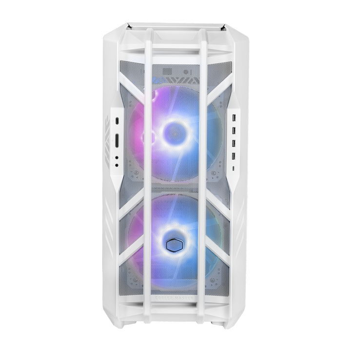 COOLER MASTER HAF 700 ARGB EATX Full Tower Cabinet (White) - Byte Baazar