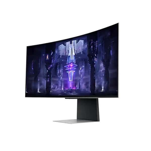 SAMSUNG Odyssey G8 LS34BG850SWXXL 34 Inch 2K WQHD 175Hz Oled Panel 0.5MS AMD Freesync Gaming Monitor - Byte Baazar