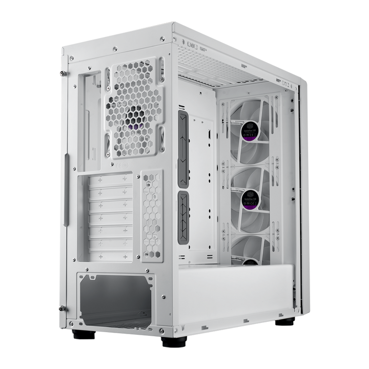 COOLER MASTER MB600 ARGB ATX Mid Tower Cabinet (White) - Byte Baazar