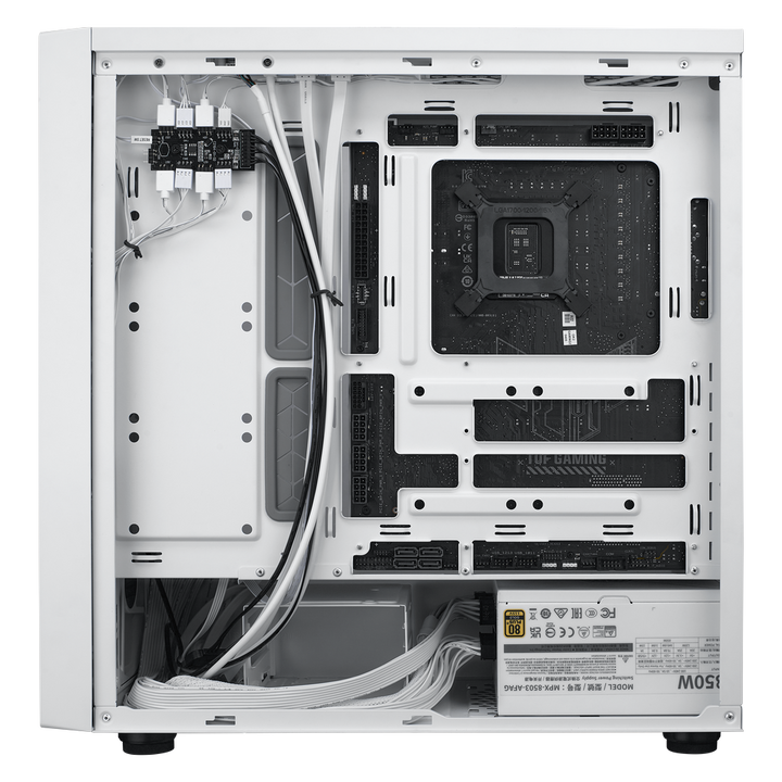 COOLER MASTER MB600 ARGB ATX Mid Tower Cabinet (White) - Byte Baazar