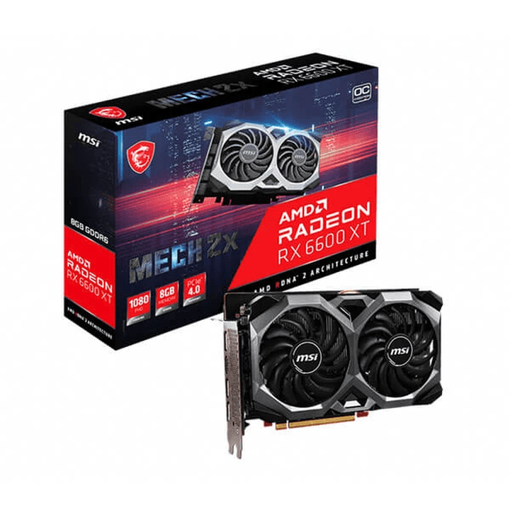 MSI Radeon RX 6600 XT Mech 2X OCV1 8GB AMD Graphic Card - Byte Baazar