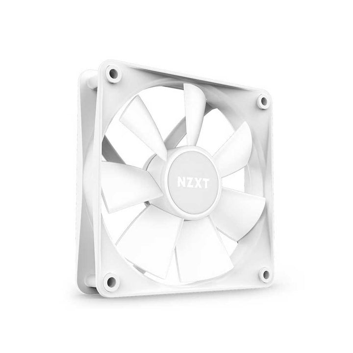 NZXT F120 RGB Core 120mm Cabinet Fan with Mounted Hub Matte White (Single Pack) - Byte Baazar