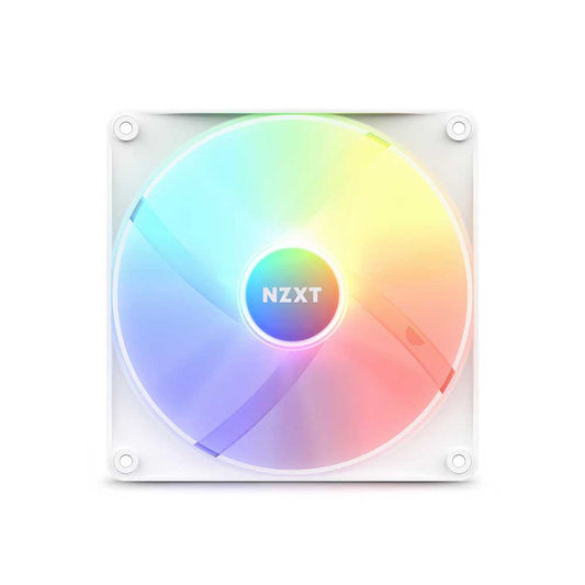 NZXT F140 RGB Core 140mm Cabinet Fan Matte White (Single Pack) - Byte Baazar