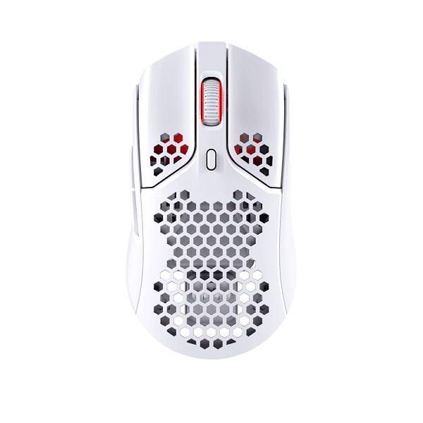 HYPERX Pulsefire Haste Wireless Ambidextrous Gaming Mouse ( 4P5E4AA ) ( 16000DPI / 6 Macro Buttons ) ( White ) - Byte Baazar