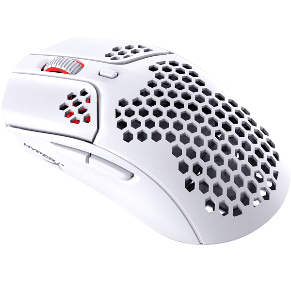 HYPERX Pulsefire Haste Wireless Ambidextrous Gaming Mouse ( 4P5E4AA ) ( 16000DPI / 6 Macro Buttons ) ( White ) - Byte Baazar