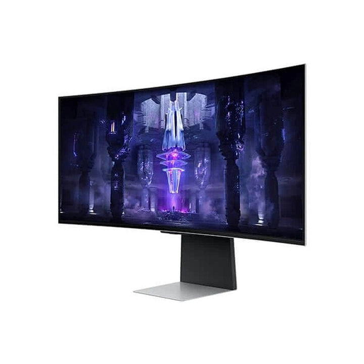 SAMSUNG Odyssey G8 LS34BG852SWXXL 34 Inch QHD 175Hz OLED Panel 0.1MS AMD Freesync Gaming Monitor - Byte Baazar