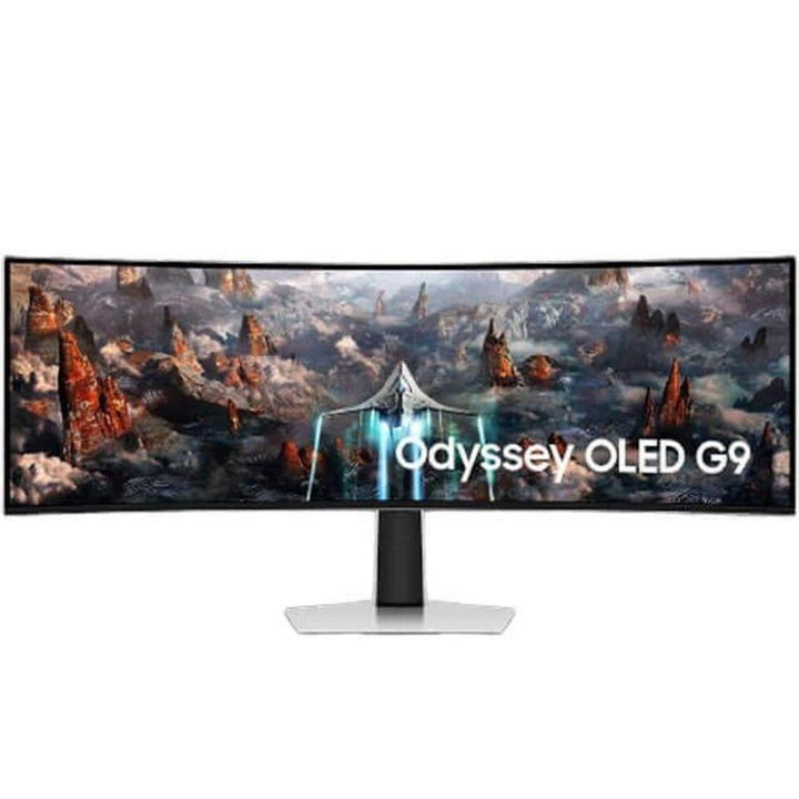 SAMSUNG ODYSSEY G9 49 Inch 2K 240Hz OLED 140% SRGB 0.03MS AMD Freesync Curved Gaming Monitor - Byte Baazar