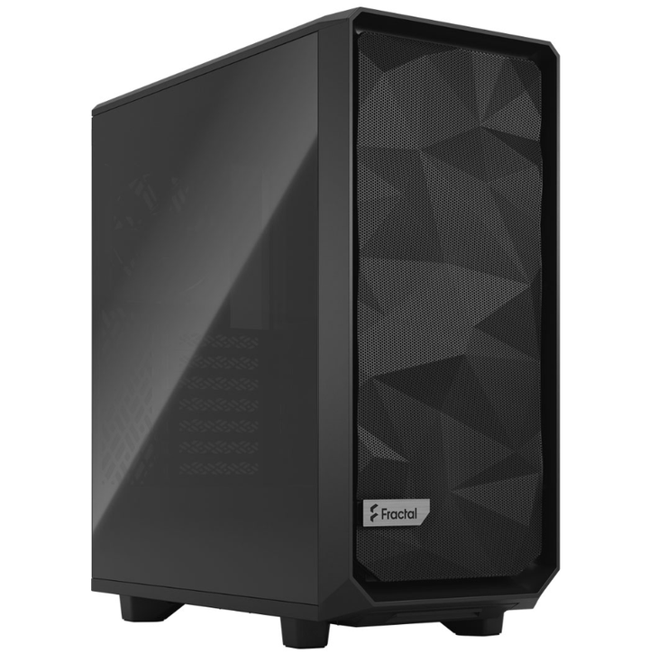 FRACTAL DESIGN Meshify 2 Compact Dark Tint ATX Mid Tower Cabinet (Black) - Byte Baazar