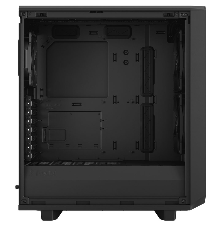 FRACTAL DESIGN Meshify 2 Compact Dark Tint ATX Mid Tower Cabinet (Black) - Byte Baazar