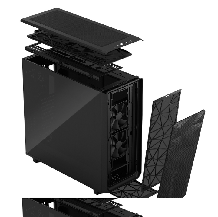 FRACTAL DESIGN Meshify 2 XL Dark EATX Mid Tower Cabinet (Black) - Byte Baazar