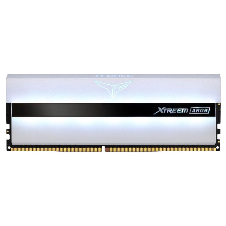 TEAMGROUP T-Force XTREEM ARGB 32GB ( 16GB x 2 ) 3600MHz DDR4 RAM ( White ) - Byte Baazar