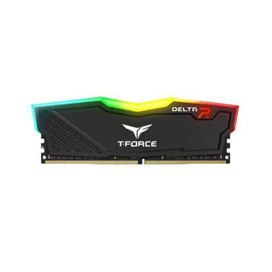 TEAMGROUP T-Force Delta RGB 16GB ( 16GB x 1 ) 3600MHz DDR4 RAM ( Black) - Byte Baazar