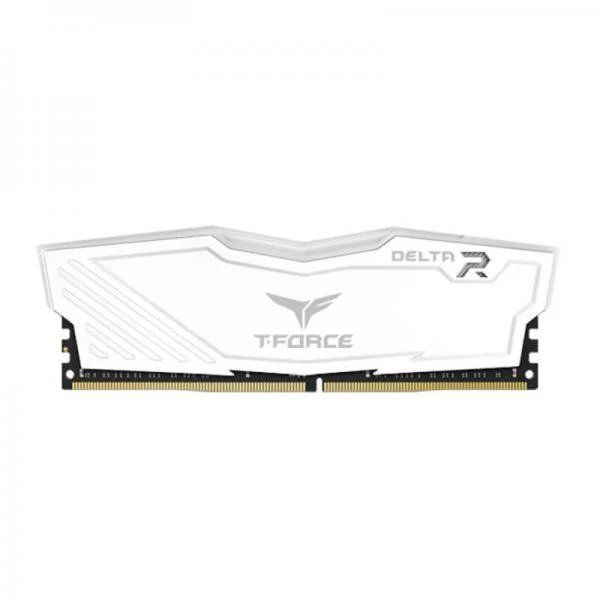 TEAMGROUP T-Force Delta RGB 16GB ( 8GB x 2 ) 3200MHz DDR4 RAM ( White ) - Byte Baazar