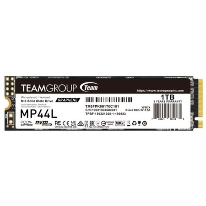 TEAMGROUP MP44L 1TB M.2 NVME Gen4 Internal Solid State Drive ( SSD ) - Byte Baazar