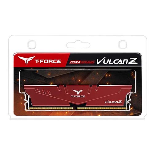 TEAMGROUP T-Force Vulcan Z 32GB ( 32GB x 1 ) 3600MHz DDR4 RAM ( Red ) - Byte Baazar