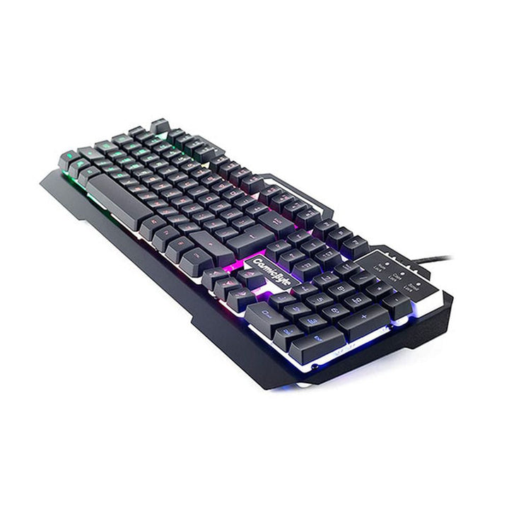 COSMIC BYTE CB-GK-05 Titan Full Size Membrane Wired Gaming Keyboard ( Black ) - Byte Baazar