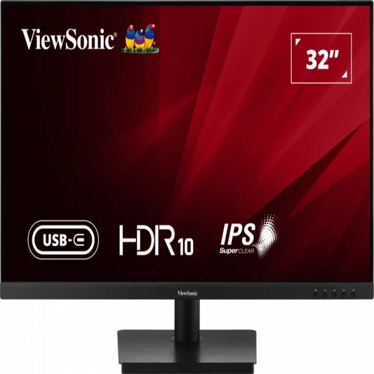 VIEWSONIC VA3209U 32 Inch UHD 60Hz IPS Panel 128% SRGB 4MS Adaptive Sync IPS Gaming Monitor - Byte Baazar