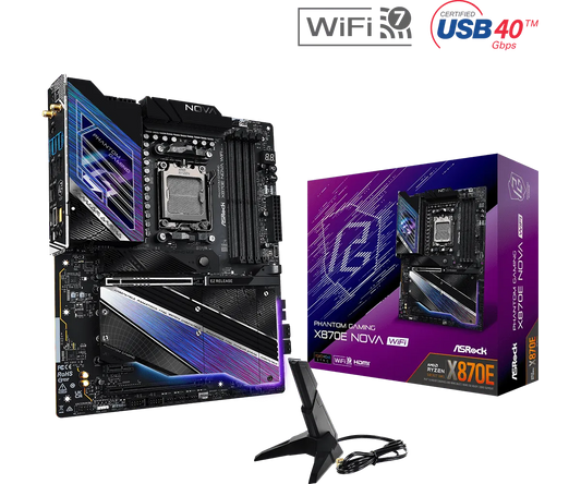 ASROCK X870E Nova WiFi DDR5 AMD Motherboard