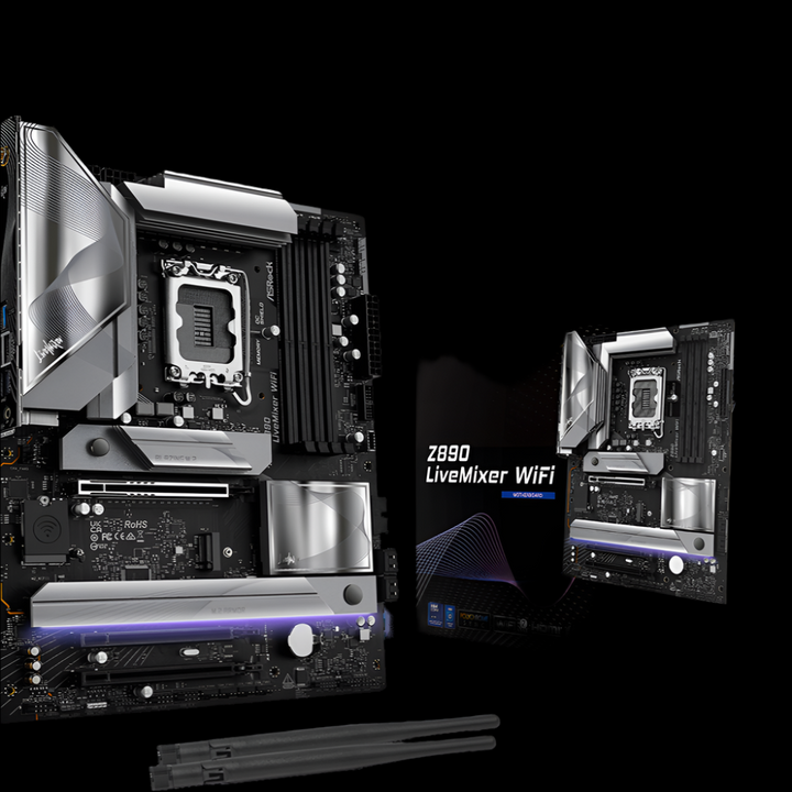 ASROCK Z890 Live Mixer WIFI DDR5 Intel Motherboard - Byte Baazar