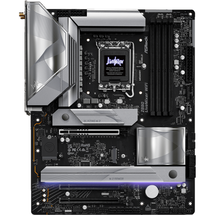 ASROCK Z890 Live Mixer WIFI DDR5 Intel Motherboard - Byte Baazar