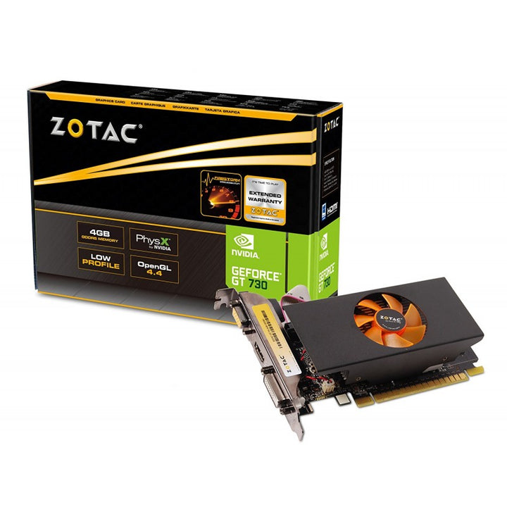 ZOTAC Gaming GeForce GT 730 4GB DDR3 Nvidia Graphic Card - Byte Baazar