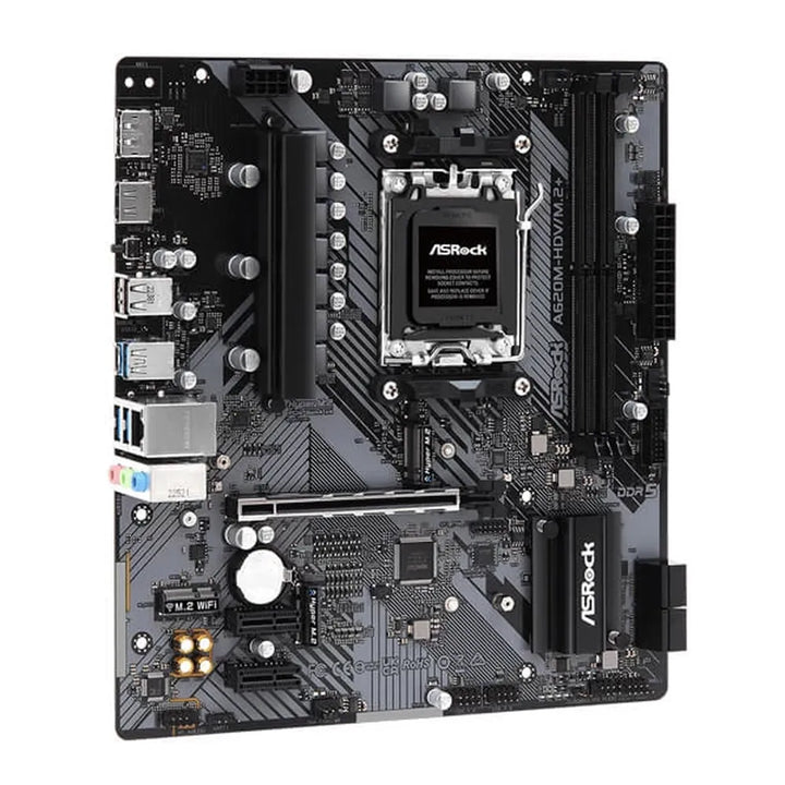 ASROCK A620M-HDV/M.2 Plus DDR5 AMD Motherboard - Byte Baazar