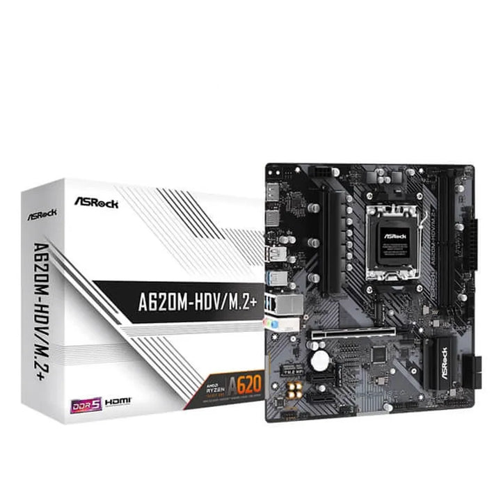 ASROCK A620M-HDV/M.2 Plus DDR5 AMD Motherboard - Byte Baazar