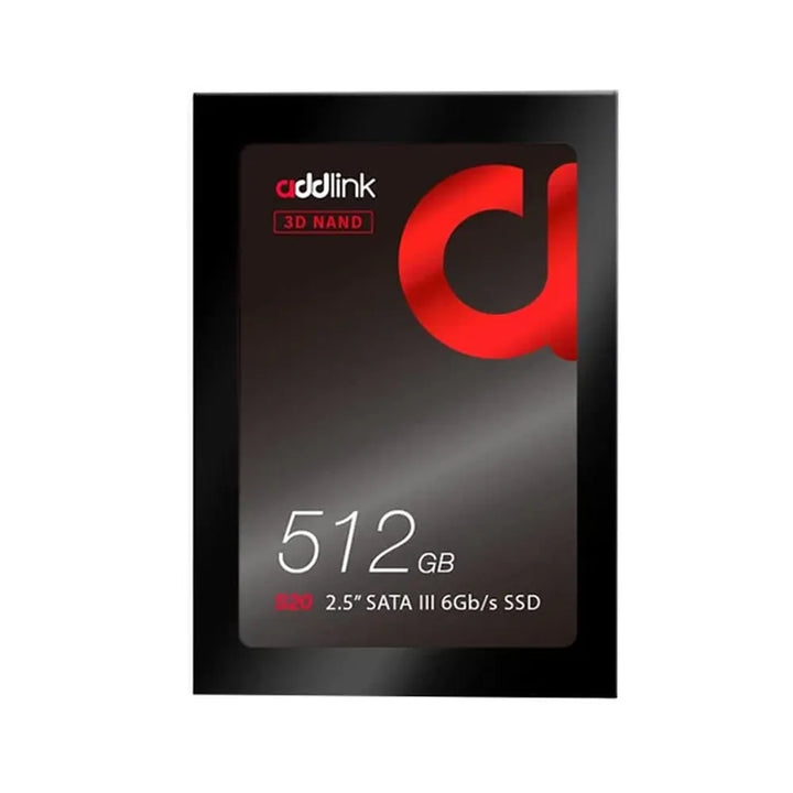 ADDLINK S20 3D NAND 512GB 2.5 SATA SATA3 Internal Solid State Drive ( SSD ) - Byte Baazar