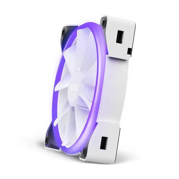 NZXT Aer RGB 2 120mm RGB Cabinet Fans (White) (Single Pack) - Byte Baazar