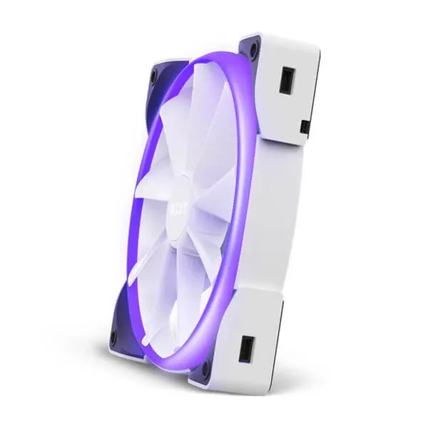 NZXT Aer RGB 2 140mm RGB Cabinet Fans (White) (Single Pack) - Byte Baazar