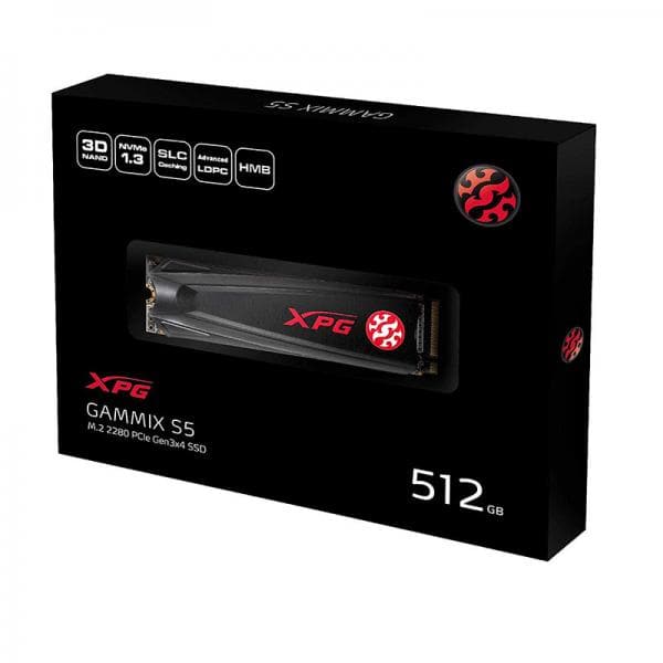 ADATA XPG Gammix S5 256GB M.2 NVMe Gen3 Solid State Drive (SSD) - Byte Baazar