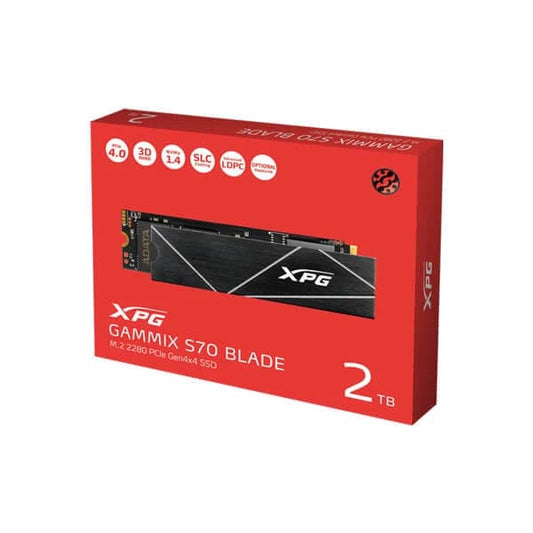 ADATA XPG Gammix S70 Blade 2TB M.2 NVME Gen4 Internal Solid State Data (SSD) - Byte Baazar