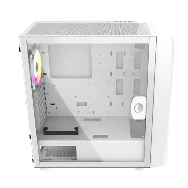 ALSEYE Ai Pro ARGB Mesh ATX Mid Tower Cabinet (White) - Byte Baazar