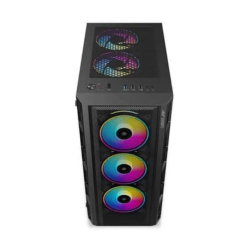 ANT ESPORTS 510 Air ARGB EATX Mid Tower Cabinet (Black) - Byte Baazar