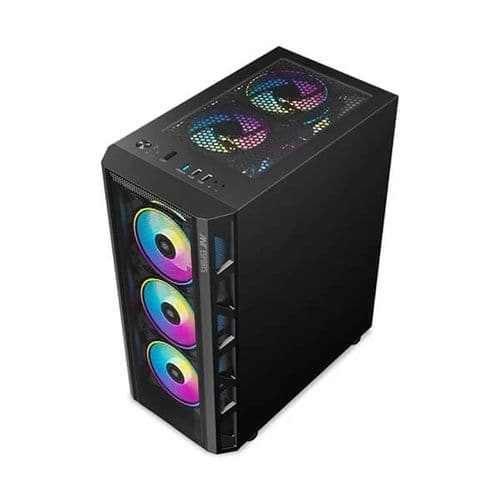 ANT ESPORTS 510 Air ARGB EATX Mid Tower Cabinet (Black) - Byte Baazar