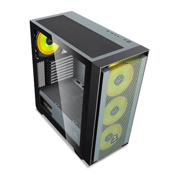 ANT ESPORTS 690 Air ARGB ATX Mid Tower Cabinet (Black) - Byte Baazar